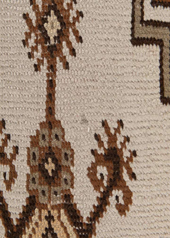 2' 10 x 9' 9 Hand Knotted Moroccan Wool Runner Rug