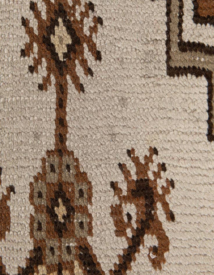 Detail image of 2' 10 x 9' 9  Hand Knotted Moroccan Wool Runner Rug