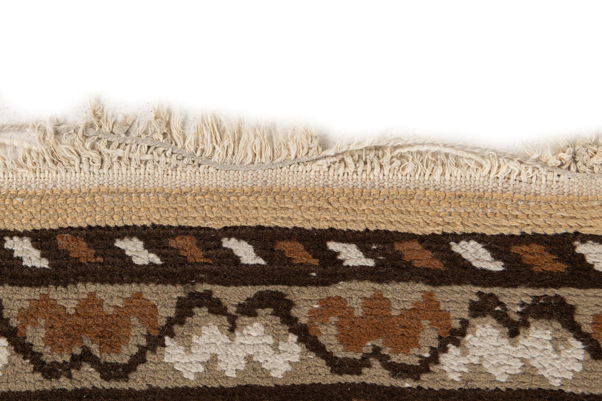 2' 10 x 9' 9 Hand Knotted Moroccan Wool Runner Rug