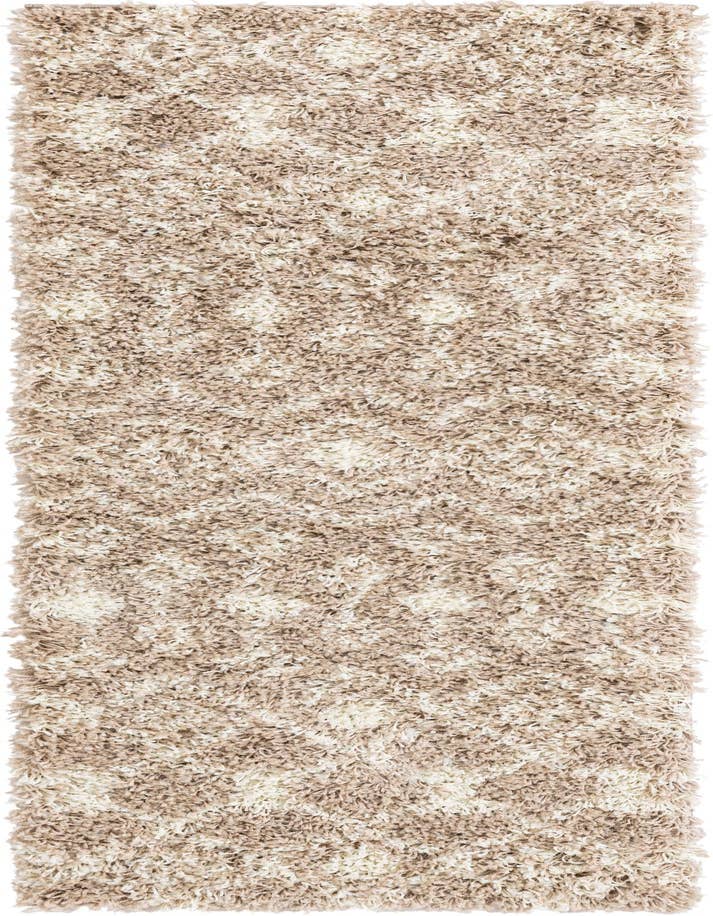 Detail image of 2' x 6' Moroccan Trellis Shag Runner Rug