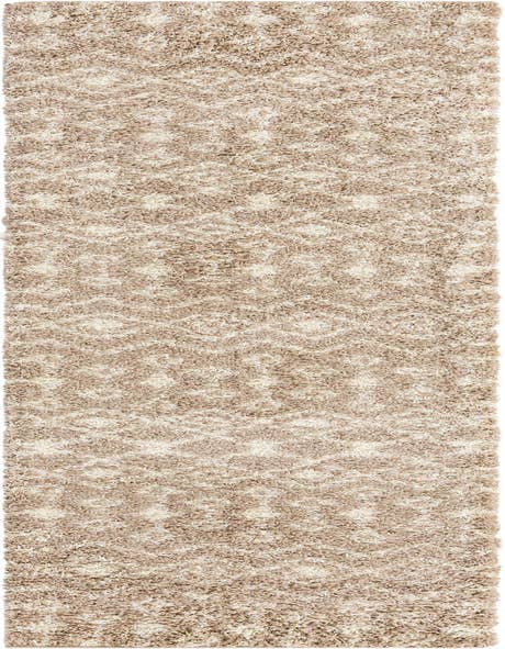 Detail image of 2' 7 x 12' Moroccan Trellis Shag Runner Rug