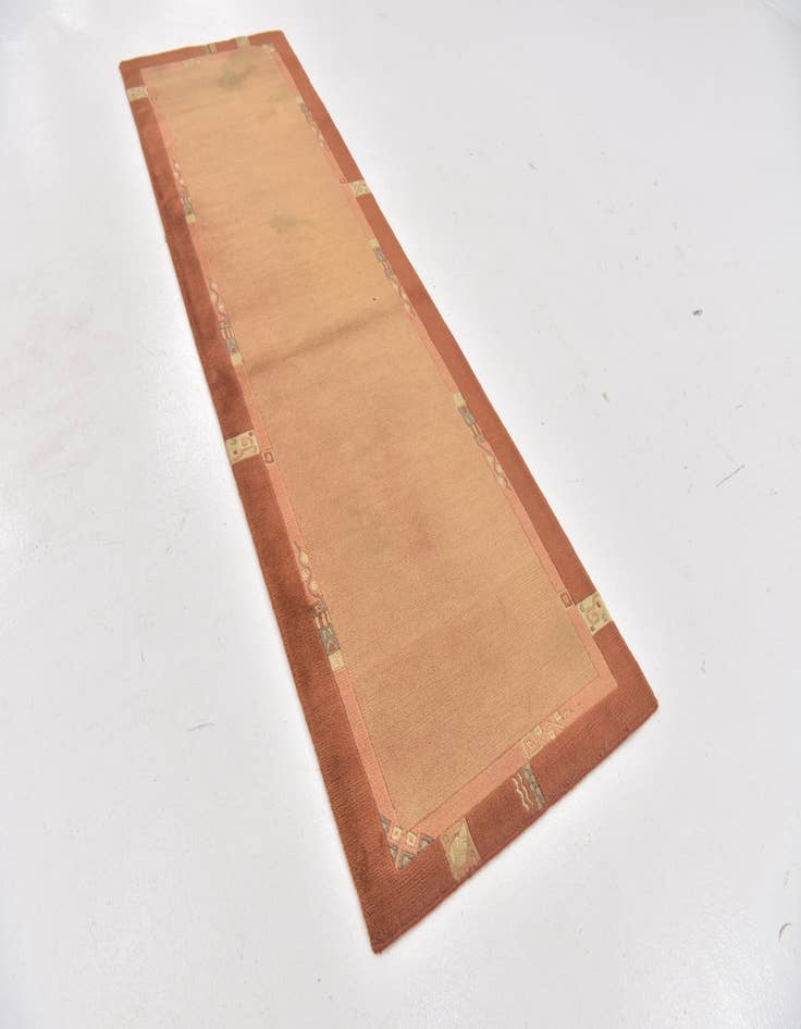 Detail image of 2' 9 x 8' 10 Hand Knotted Nepal Wool Runner Rug