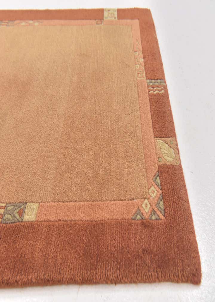 2' 9 x 8' 10 Hand Knotted Nepal Wool Runner Rug