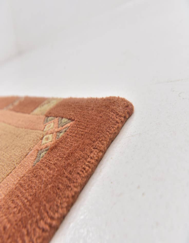 Detail image of 2' 9 x 8' 10 Hand Knotted Nepal Wool Runner Rug