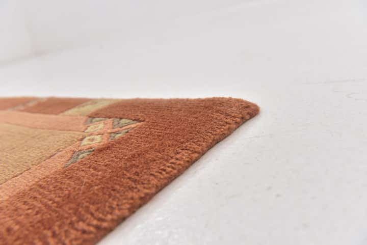 2' 9 x 8' 10 Hand Knotted Nepal Wool Runner Rug