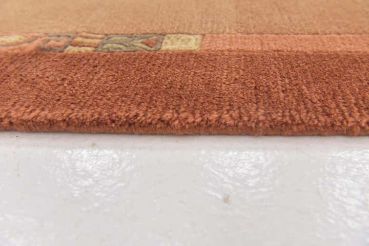 2' 9 x 8' 10 Hand Knotted Nepal Wool Runner Rug