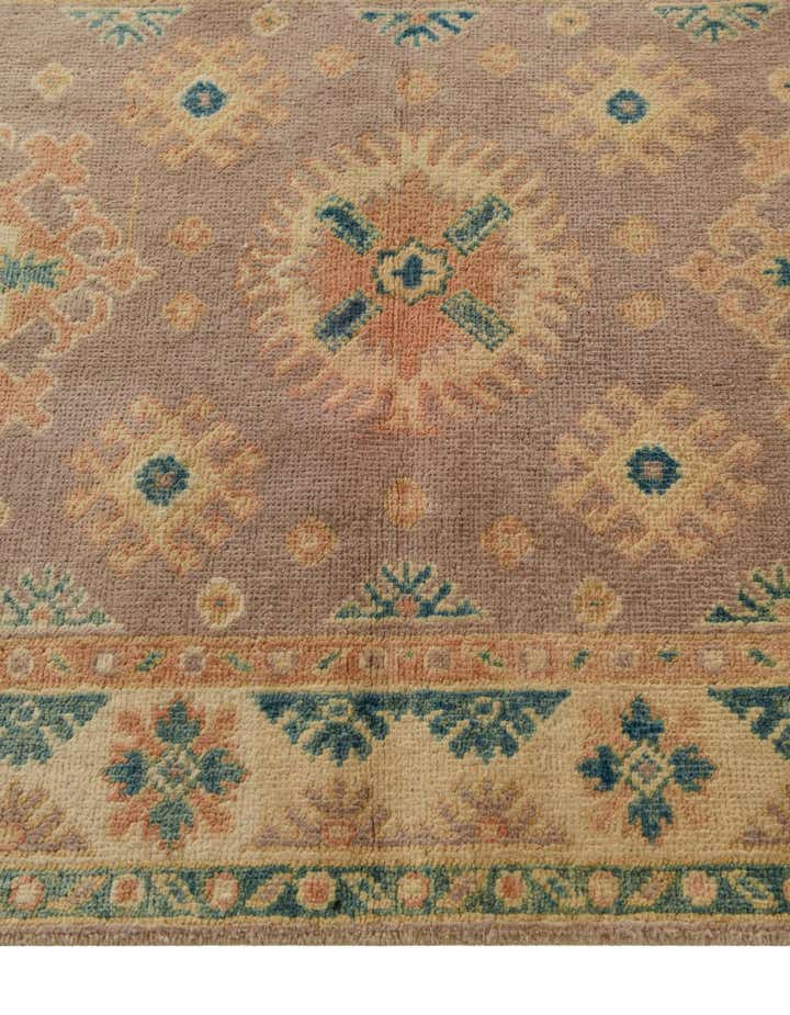2' 7 x 5' 9 Hand Knotted Oushak Wool Runner Rug