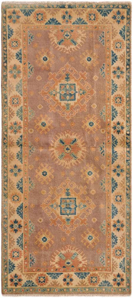 2' 7 x 5' 9 Hand Knotted Oushak Wool Runner Rug