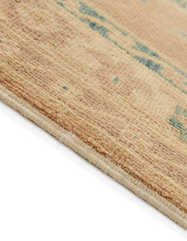 2' 7 x 6' 10 Hand Knotted Oushak Wool Runner Rug