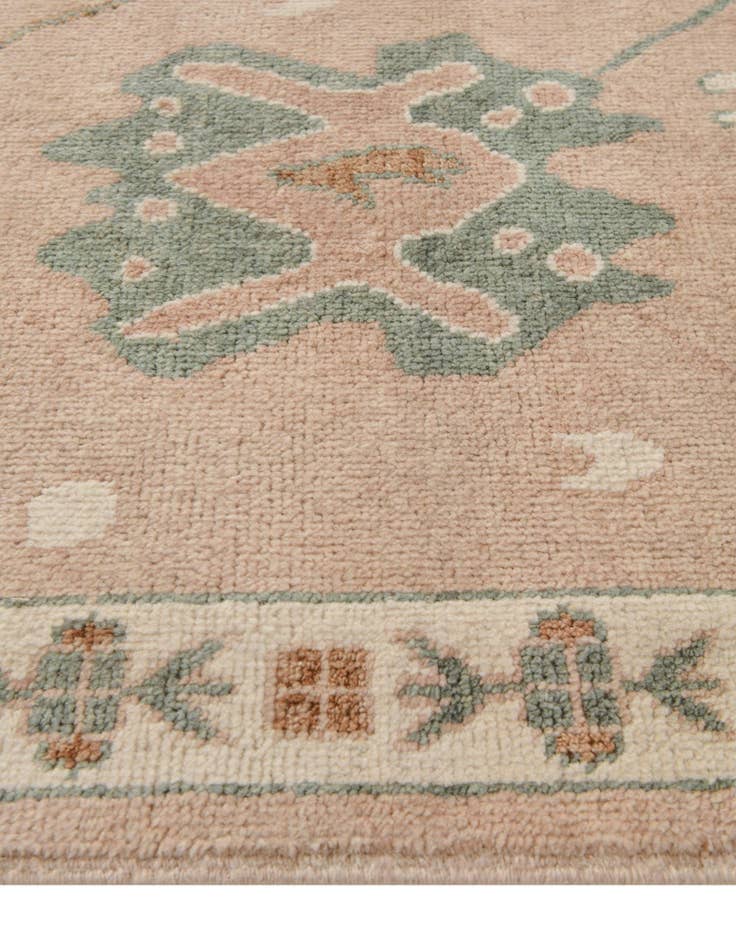 Detail image of 2' 8 x 10' 1  Hand Knotted Oushak Wool Runner Rug