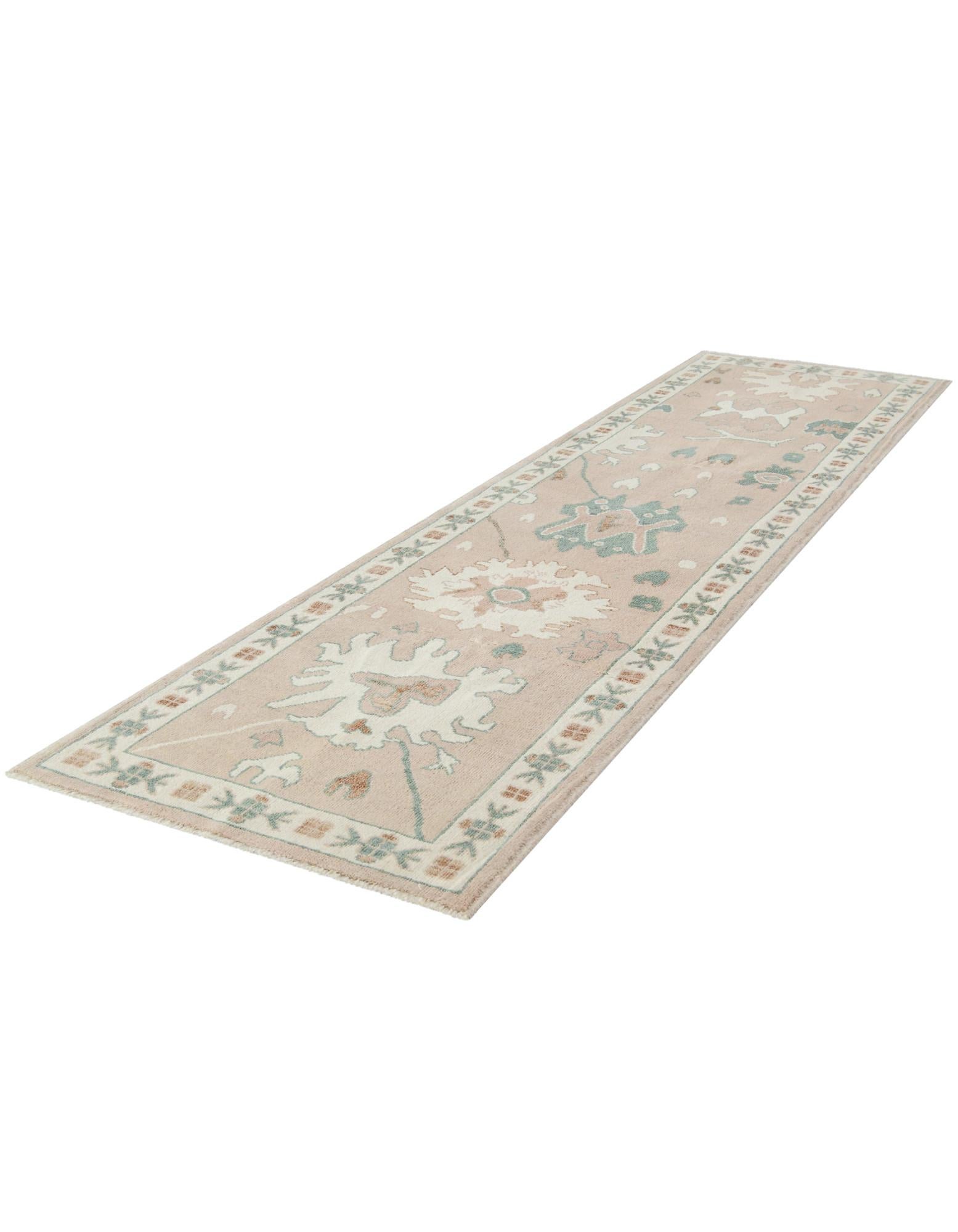 2' 8 x 10' 1 Hand Knotted Oushak Wool Runner Rug