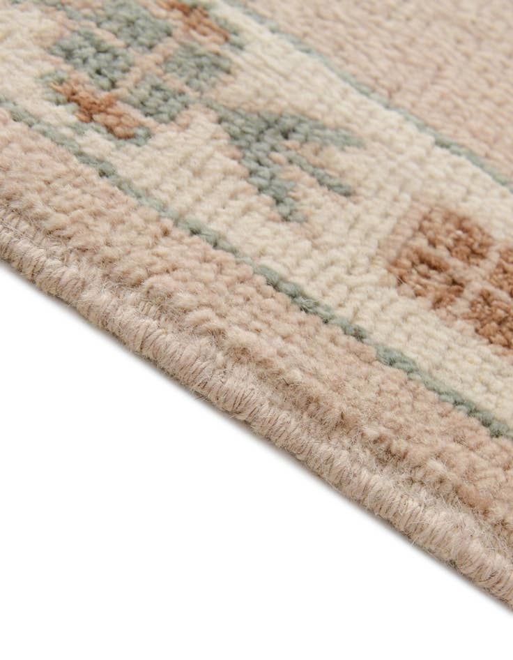 Detail image of 2' 8 x 10' 1 Hand Knotted Oushak Wool Runner Rug