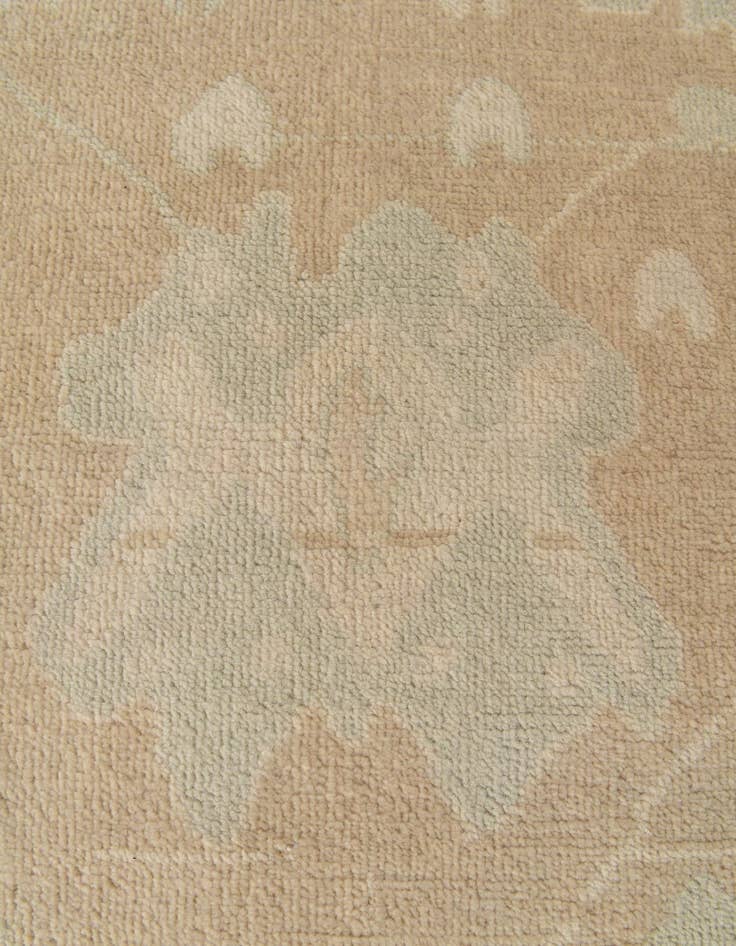 Detail image of 2' 10 x 12' 5  Hand Knotted Oushak Wool Runner Rug