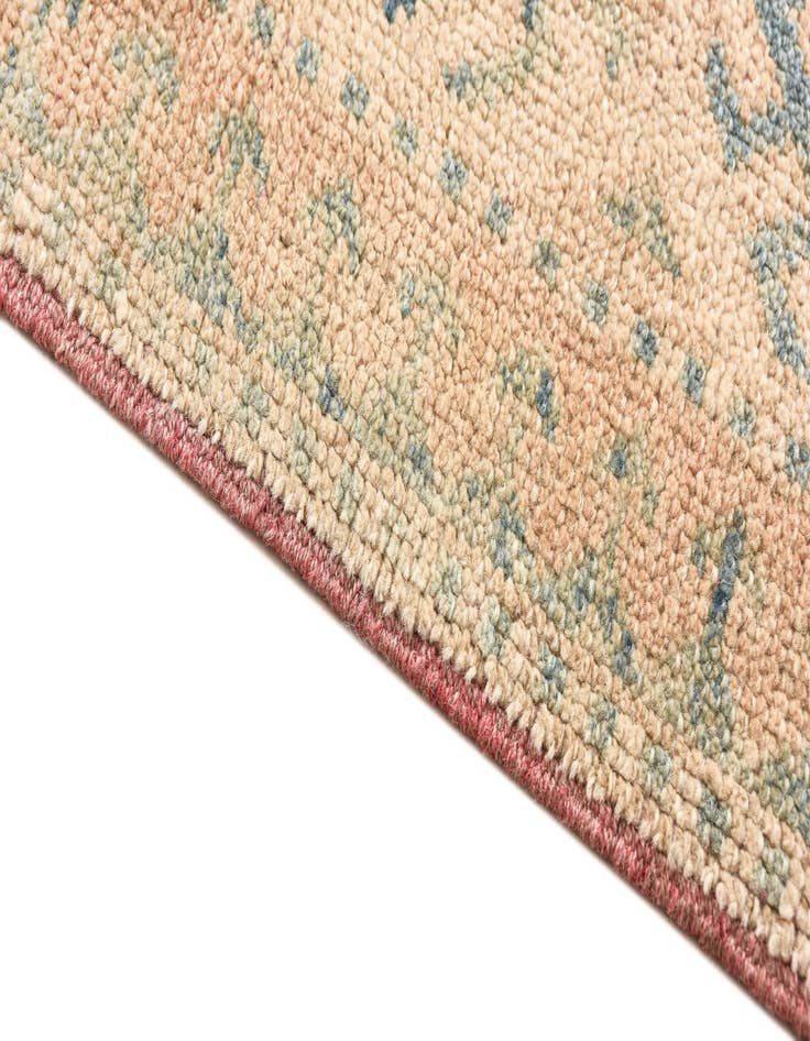 Detail image of 5' 2 x 10' 5 Hand Knotted Oushak Wool Runner Rug