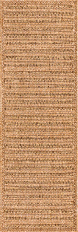 Detail image of 2' 2 x 6' Easy-Clean Border Indoor / Outdoor Runner Rug