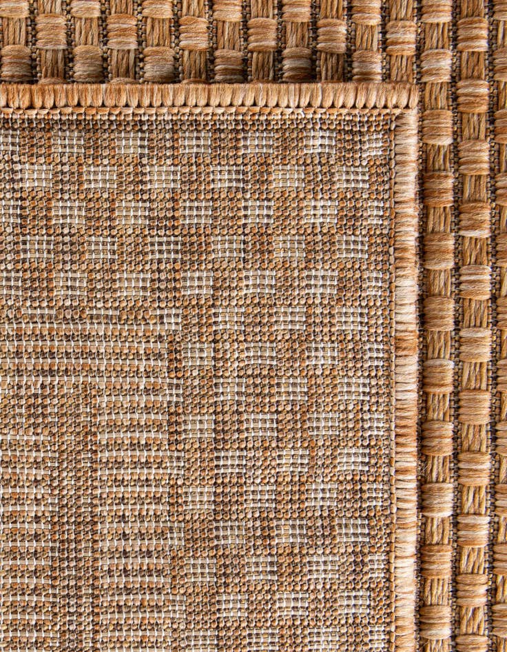 Detail image of 2' x 6'  Washable Border Indoor / Outdoor Runner Rug