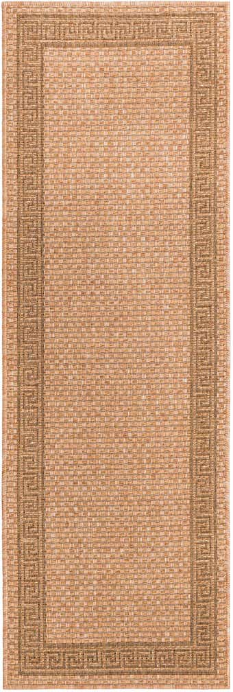2' x 6' Easy-Clean Border Indoor / Outdoor Runner Rug