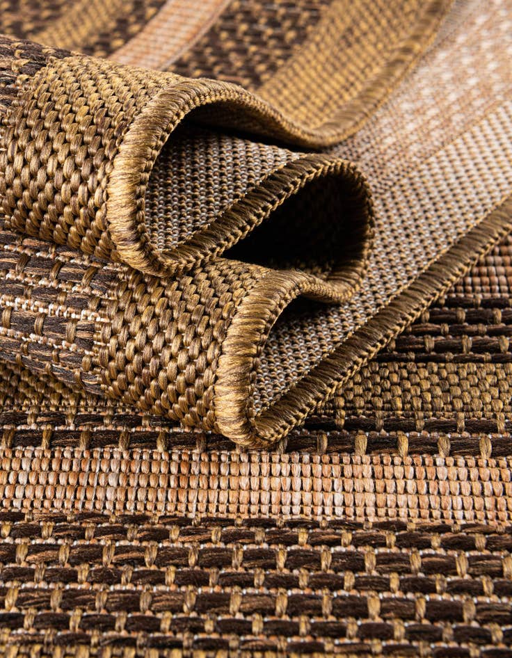 Detail image of 2' 2 x 6'  Washable Border Indoor / Outdoor Runner Rug