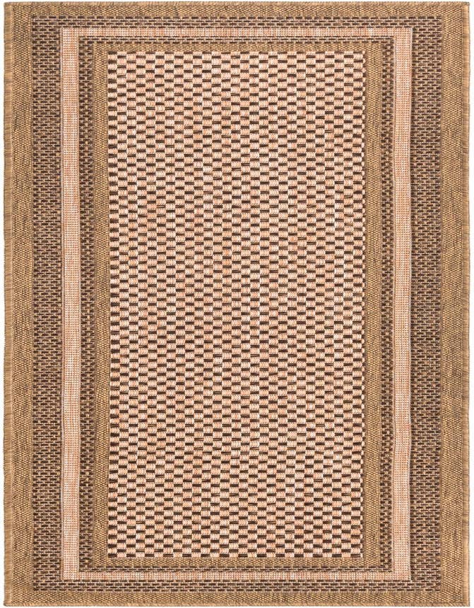 Detail image of 2' 2 x 6' Easy-Clean Border Indoor / Outdoor Runner Rug