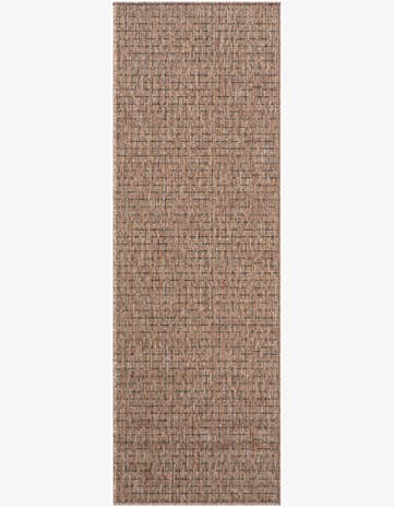 2' x 6' Easy-Clean Checkered Indoor / Outdoor Runner Rug