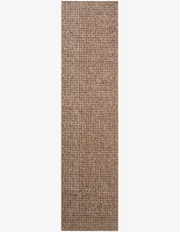 2' x 8' Easy-Clean Checkered Indoor / Outdoor Runner Rug