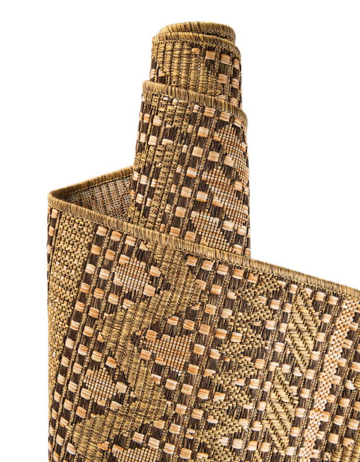 Detail image of 2' x 6'  Washable Modern Indoor / Outdoor Runner Rug