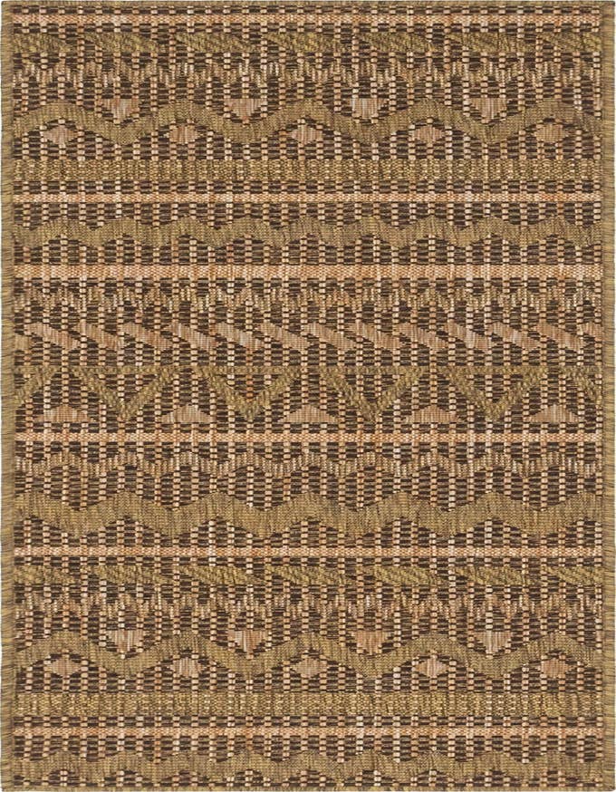 Detail image of 2' x 6' Easy-Clean Modern Indoor / Outdoor Runner Rug