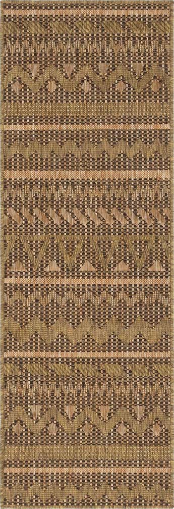 2' x 6' Easy-Clean Modern Indoor / Outdoor Runner Rug