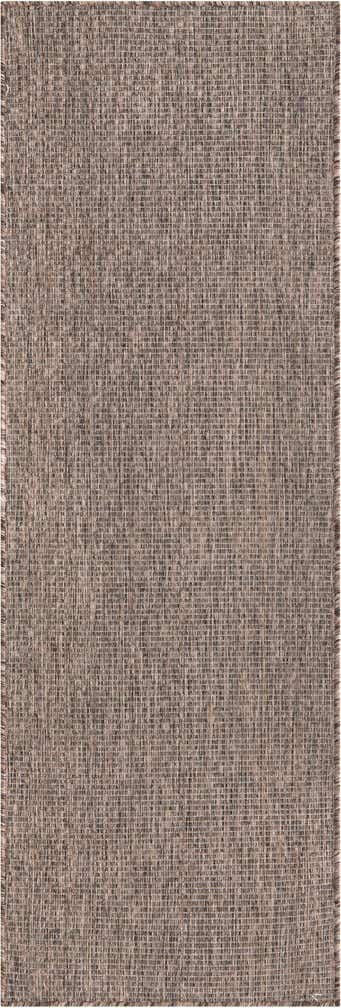 2' x 6' Easy-Clean Solid Indoor / Outdoor Runner Rug