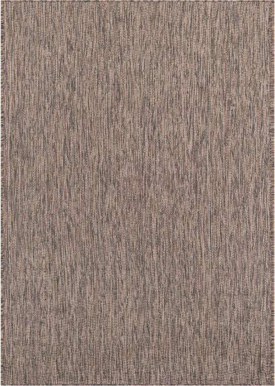 2' 7 x 10' Easy-Clean Solid Indoor / Outdoor Runner Rug