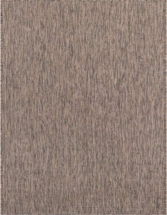 2' 7 x 10' Easy-Clean Solid Indoor / Outdoor Runner Rug
