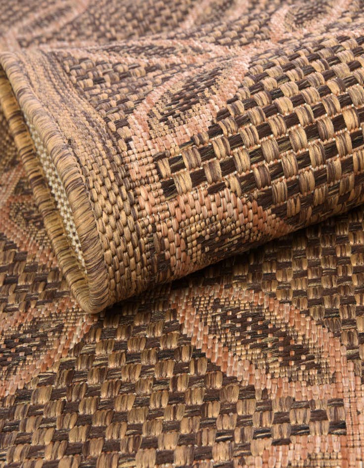 Detail image of 2' 2 x 6'  Washable Trellis Indoor / Outdoor Runner Rug