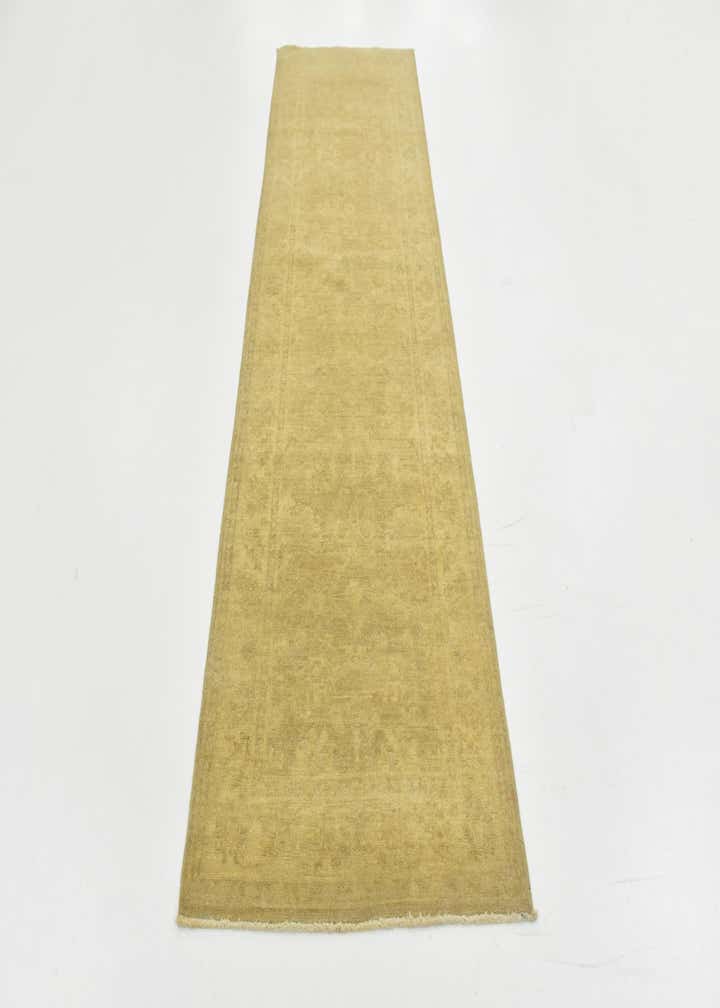 2' 7 x 8' 3 Hand Knotted Over-Dyed Ziegler Runner Rug
