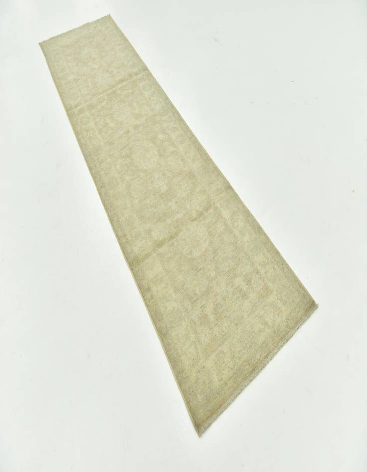 Detail image of 2' 8 x 9' 9  Hand Knotted Peshawar Ziegler Runner Rug