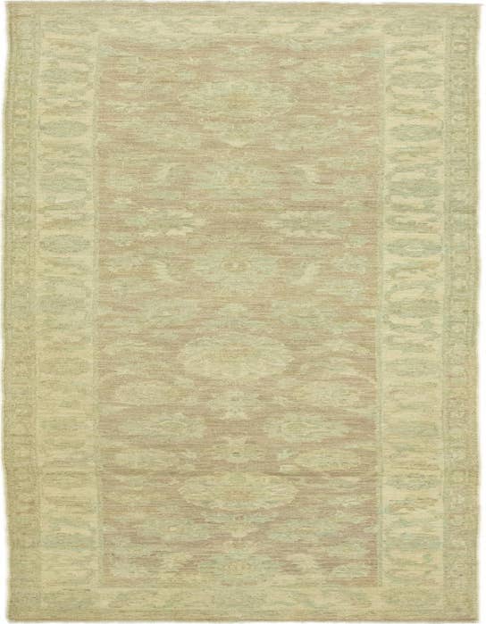 Detail image of 2' 8 x 9' 9 Hand Knotted Peshawar Ziegler Runner Rug