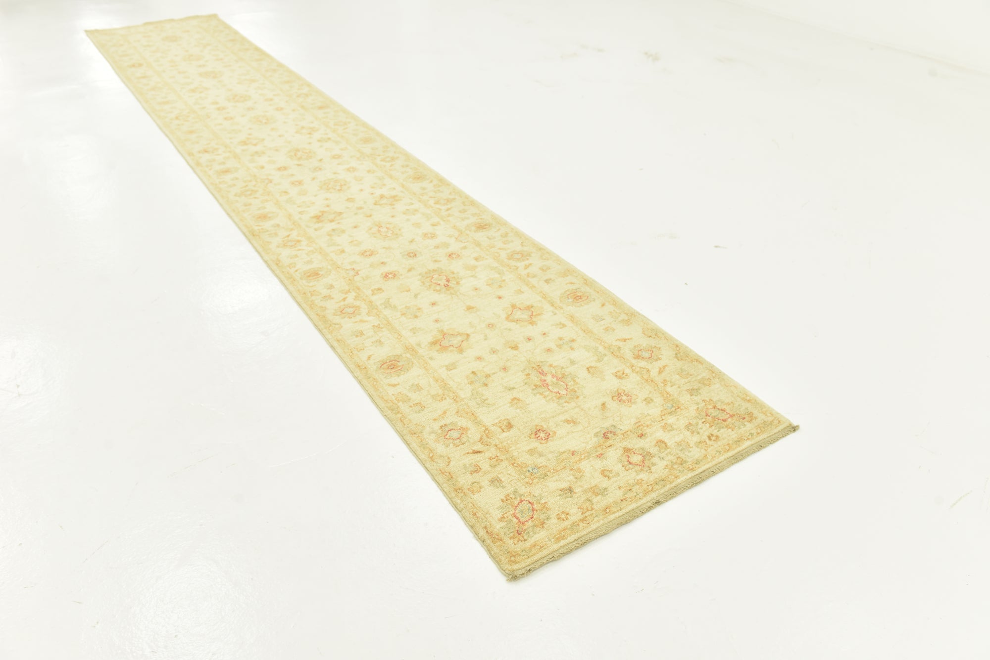 2' 8 x 16' 1 Hand Knotted Peshawar Ziegler Runner Rug