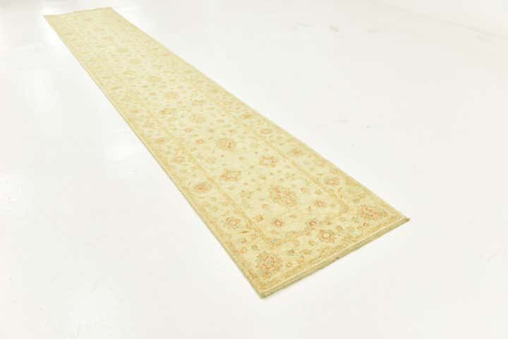 80cm x 490cm Handgeknüpft Peshawar Ziegler Läufer Teppich