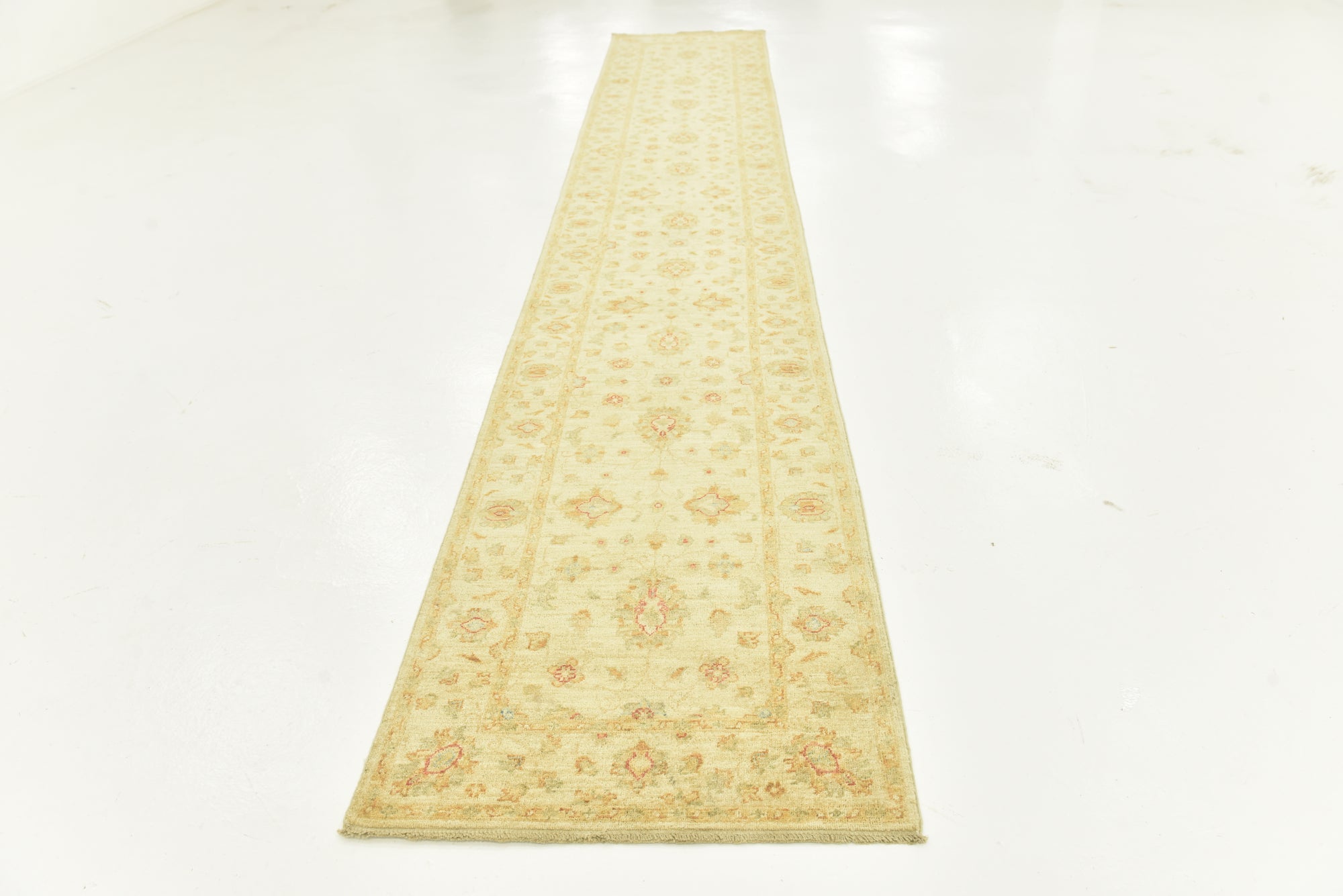 2' 8 x 16' 1 Hand Knotted Peshawar Ziegler Runner Rug