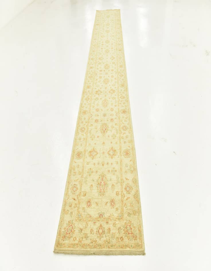 Detail image of 2' 8 x 16' 1  Hand Knotted Peshawar Ziegler Runner Rug