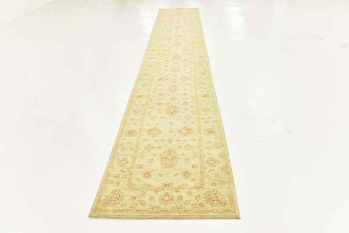 80cm x 490cm Handgeknüpft Peshawar Ziegler Läufer Teppich