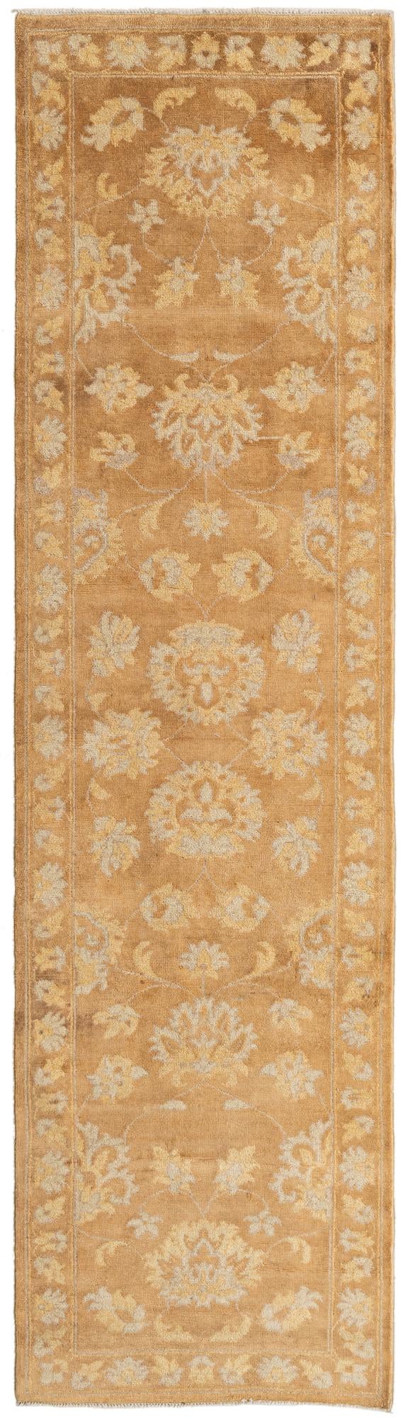 2' 7 x 9' 8 Hand Knotted Peshawar Ziegler Runner Rug