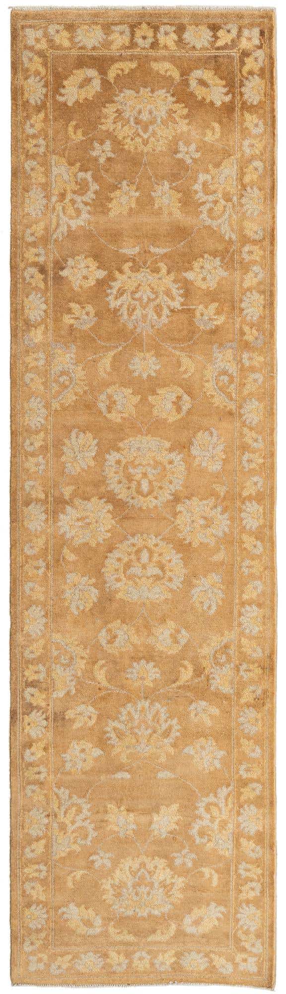 2' 7 x 9' 8 Hand Knotted Peshawar Ziegler Runner Rug