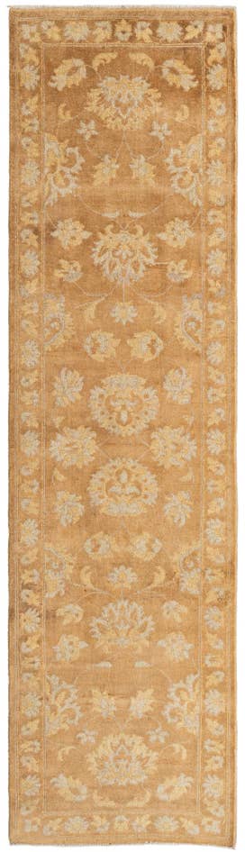 Detail image of 2' 7 x 9' 8 Hand Knotted Peshawar Ziegler Runner Rug