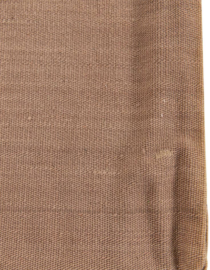 Detail image of 2' 4 x 2' 6 Hand Woven Pillow Wool Runner Rug