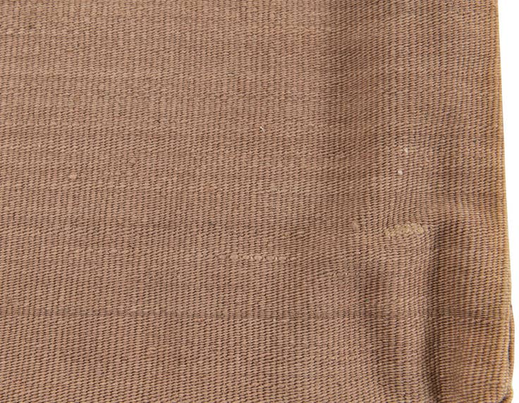 Detail image of 2' 4 x 2' 6 Hand Woven Pillow Wool Runner Rug
