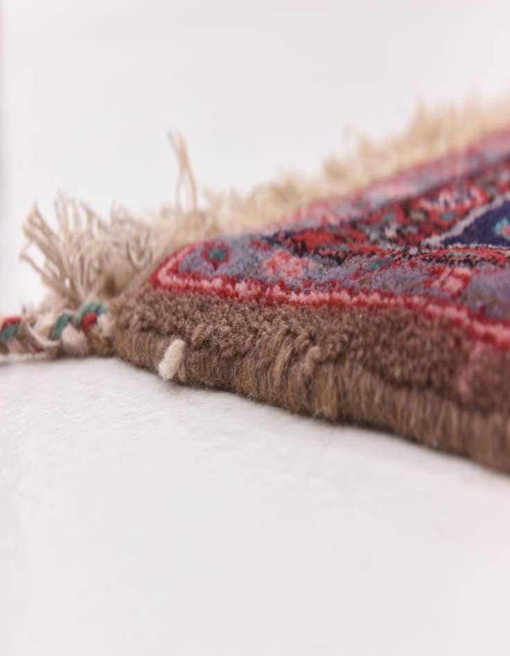 Detail image of 5' x 10'  Hand Knotted Songhor Persian Wool Runner Rug