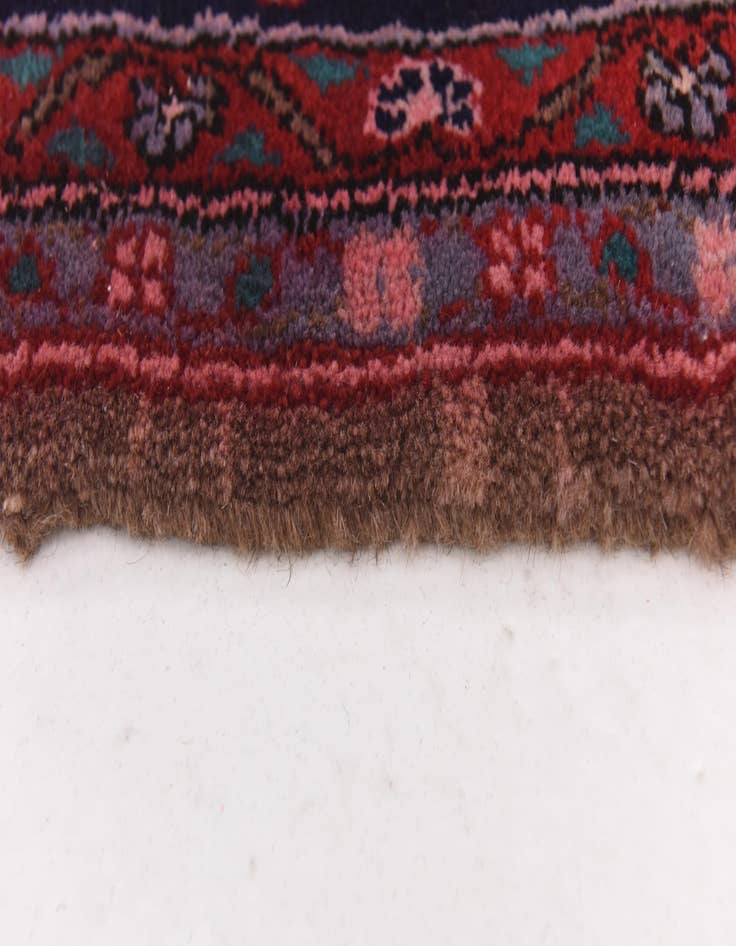 Detail image of 5' x 10'  Hand Knotted Songhor Persian Wool Runner Rug