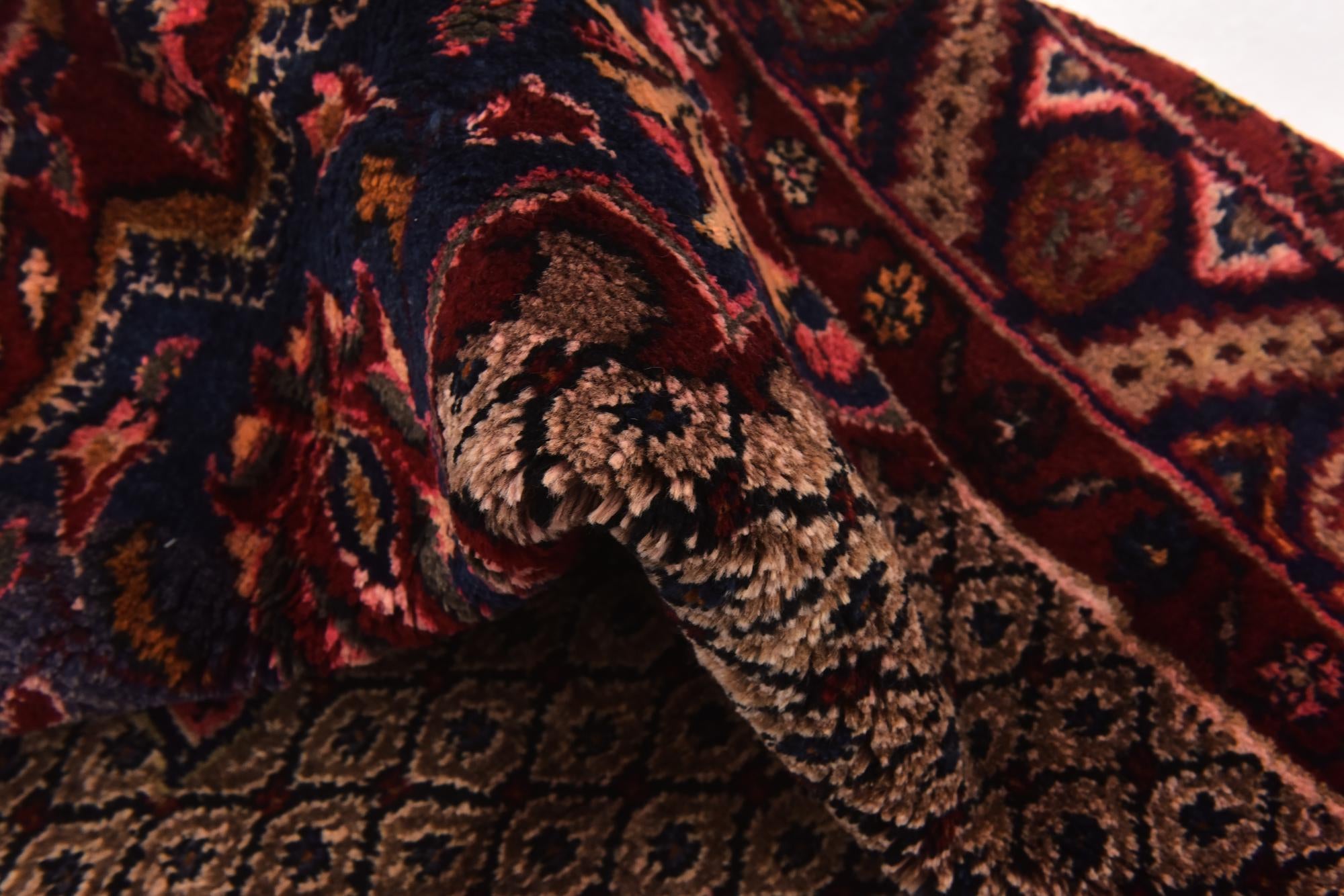 5' 3 x 10' 7 Hand Knotted Songhor Persian Wool Runner Rug