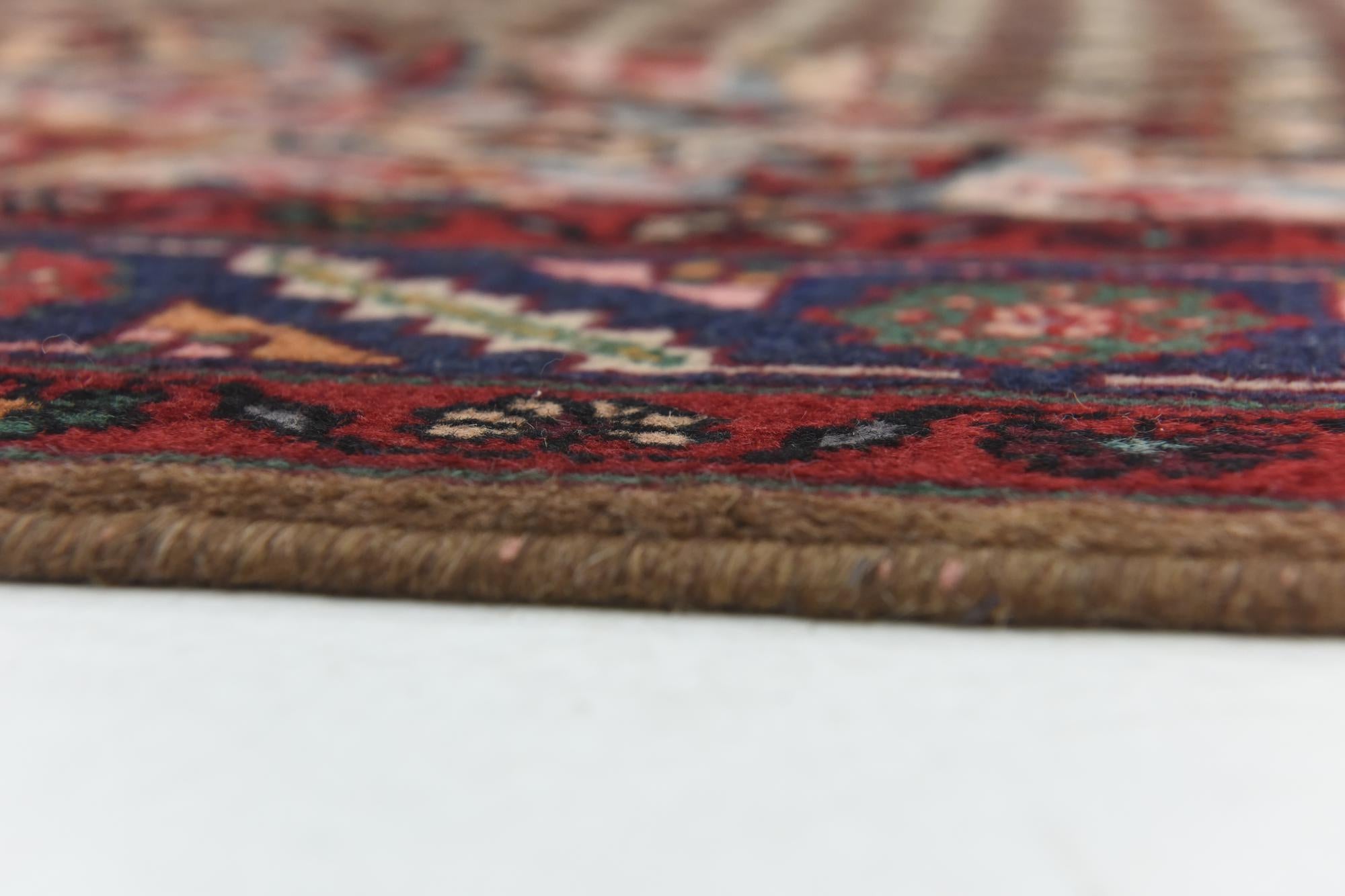 5' x 9' 6 Hand Knotted Songhor Persian Wool Runner Rug