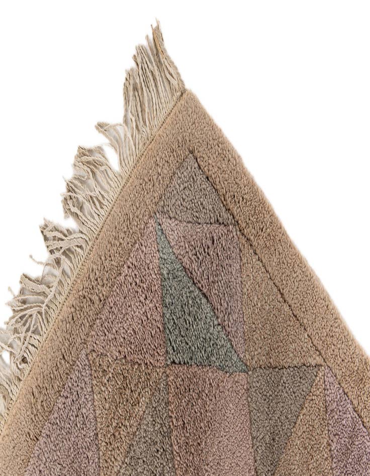 Detail image of 2' 9 x 10'  Hand Knotted Tibet Wool Runner Rug